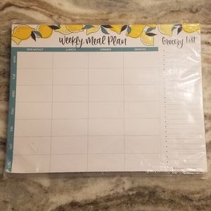Weekly Meal Planner Pad